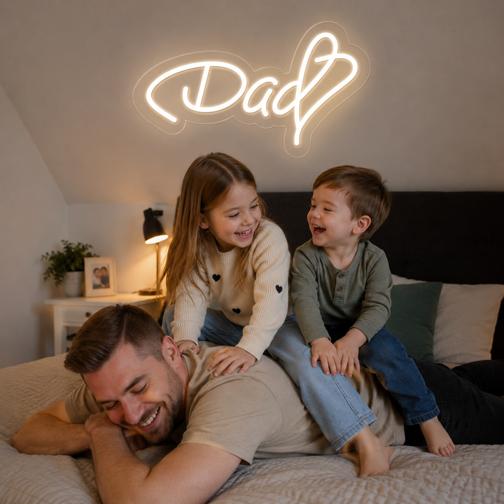 Dad LED Neon Sign