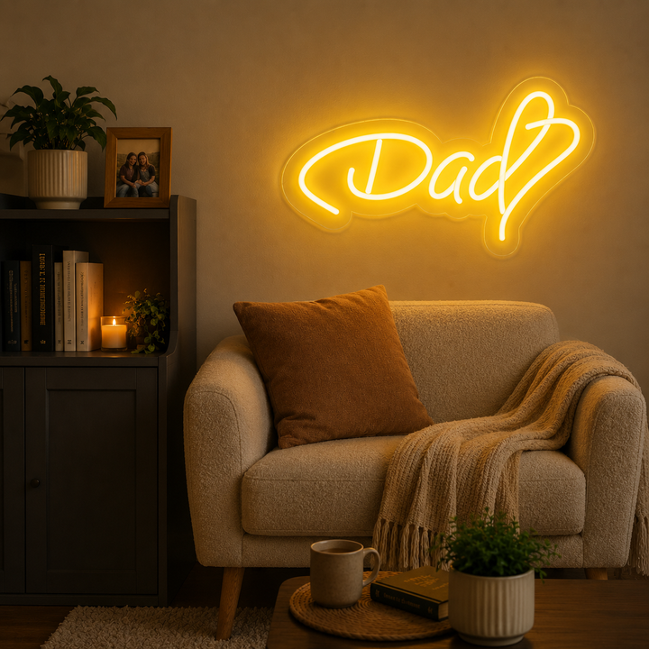 Dad LED Neon Sign