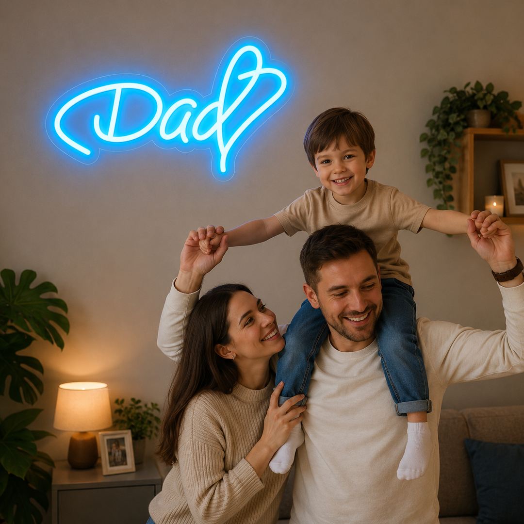 Dad LED Neon Sign