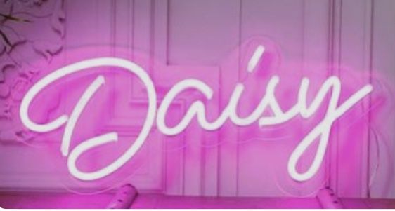 Daisy Name Neon sign by LEDNeons