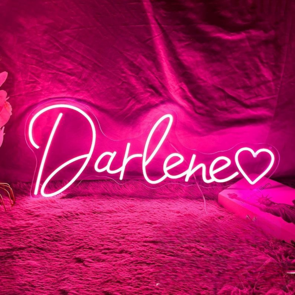Darlena Name LED Neon Sign by LEDNeons - personalizes bright Neon Sign 