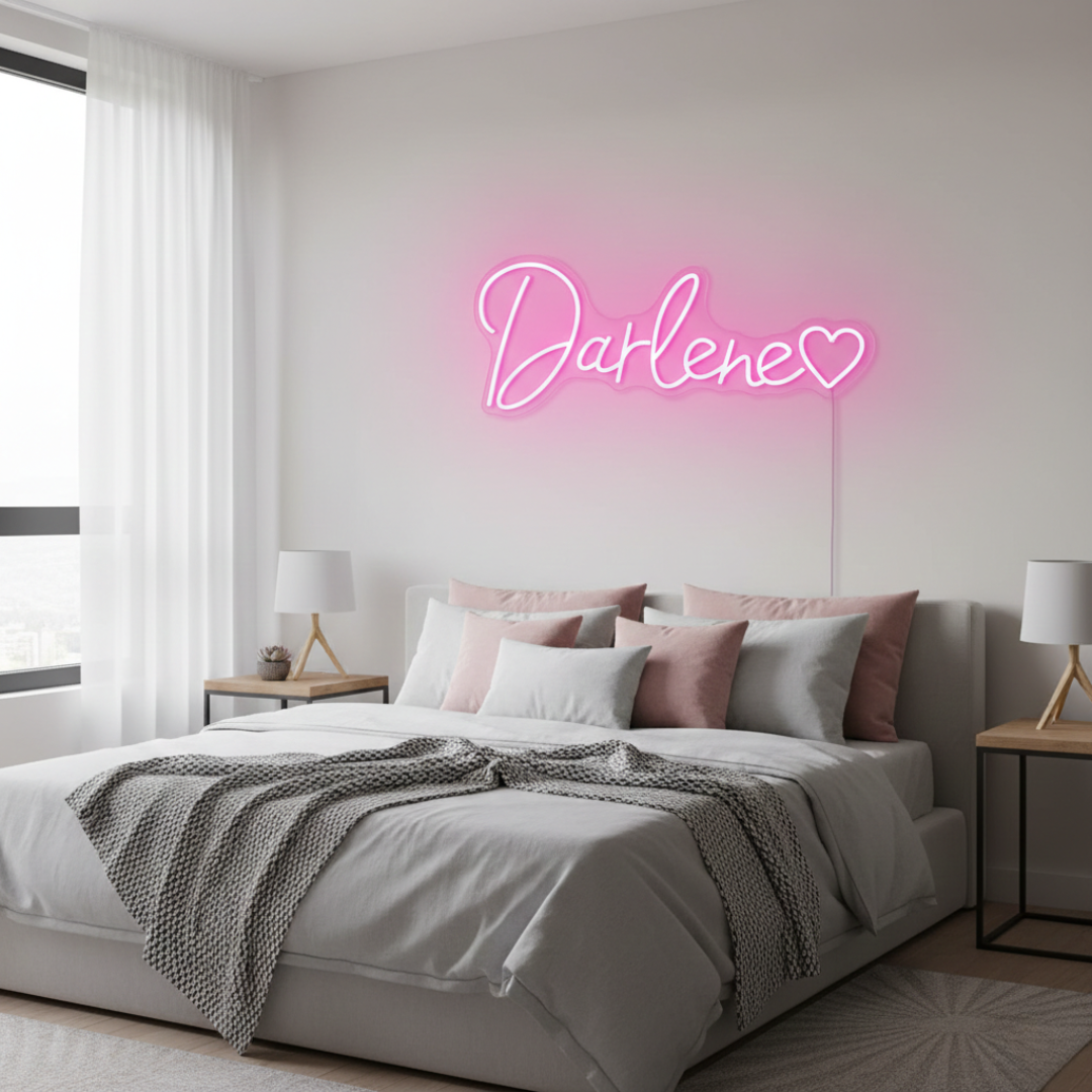 Darlena Name LED Neon Sign by LEDNeons - personalizes bright Neon Sign 