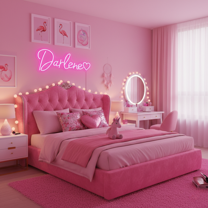 Darlena Name LED Neon Sign by LEDNeons - personalizes bright Neon Sign 