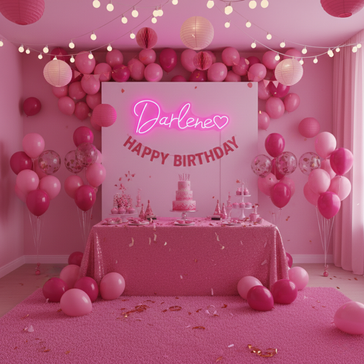 Darlena Name LED Neon Sign by LEDNeons - personalizes bright Neon Sign 