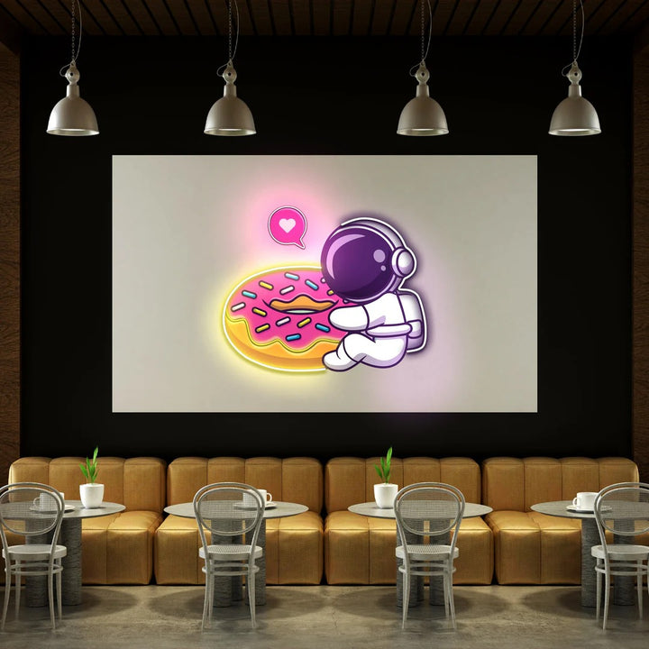  Donut UV Light Neon Artwork by LedNeons.com