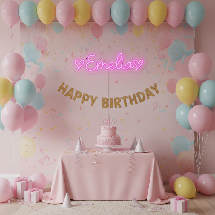 Emelia Name Neon sign by LEDNeons. 