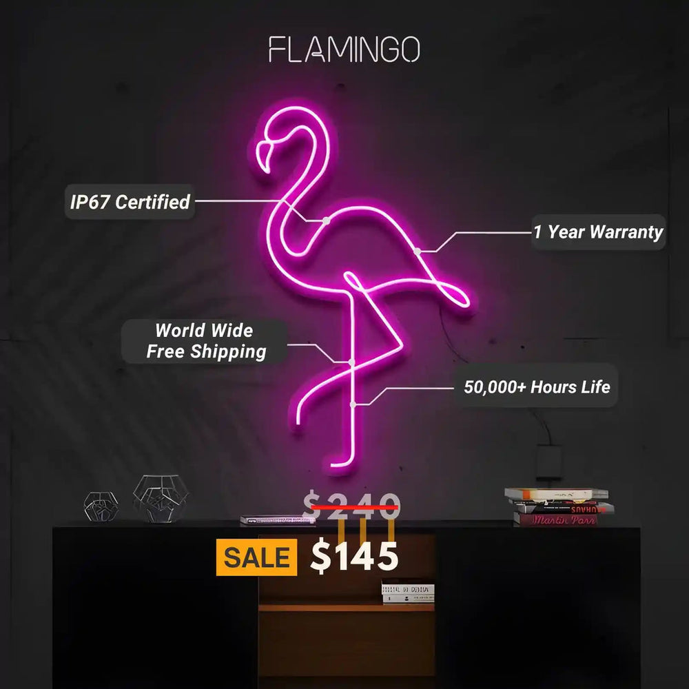Flamingo LED Neon Sign by LEDNeons  - Specification