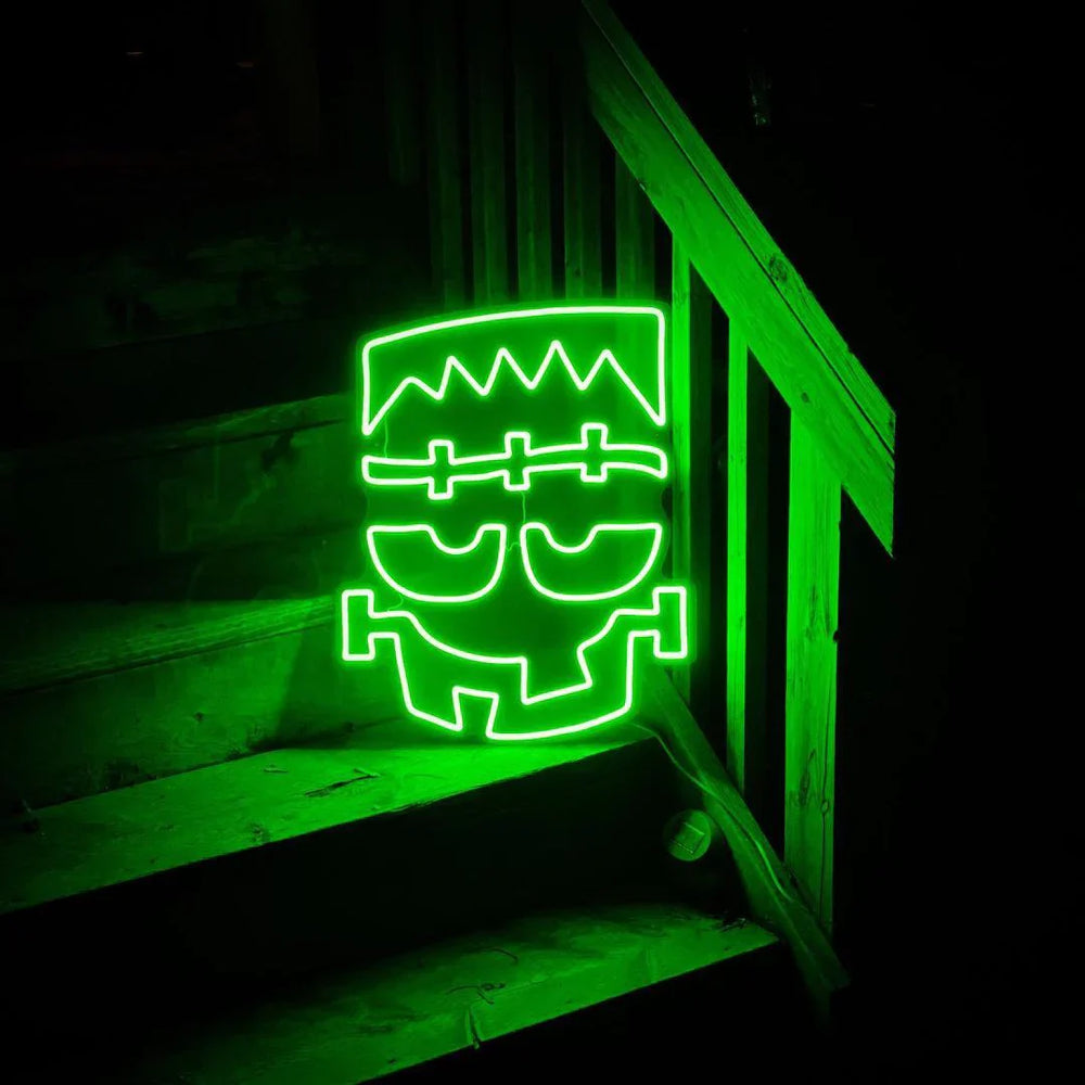 Frankenstein Halloween LED Neon Sign by LEDNeons