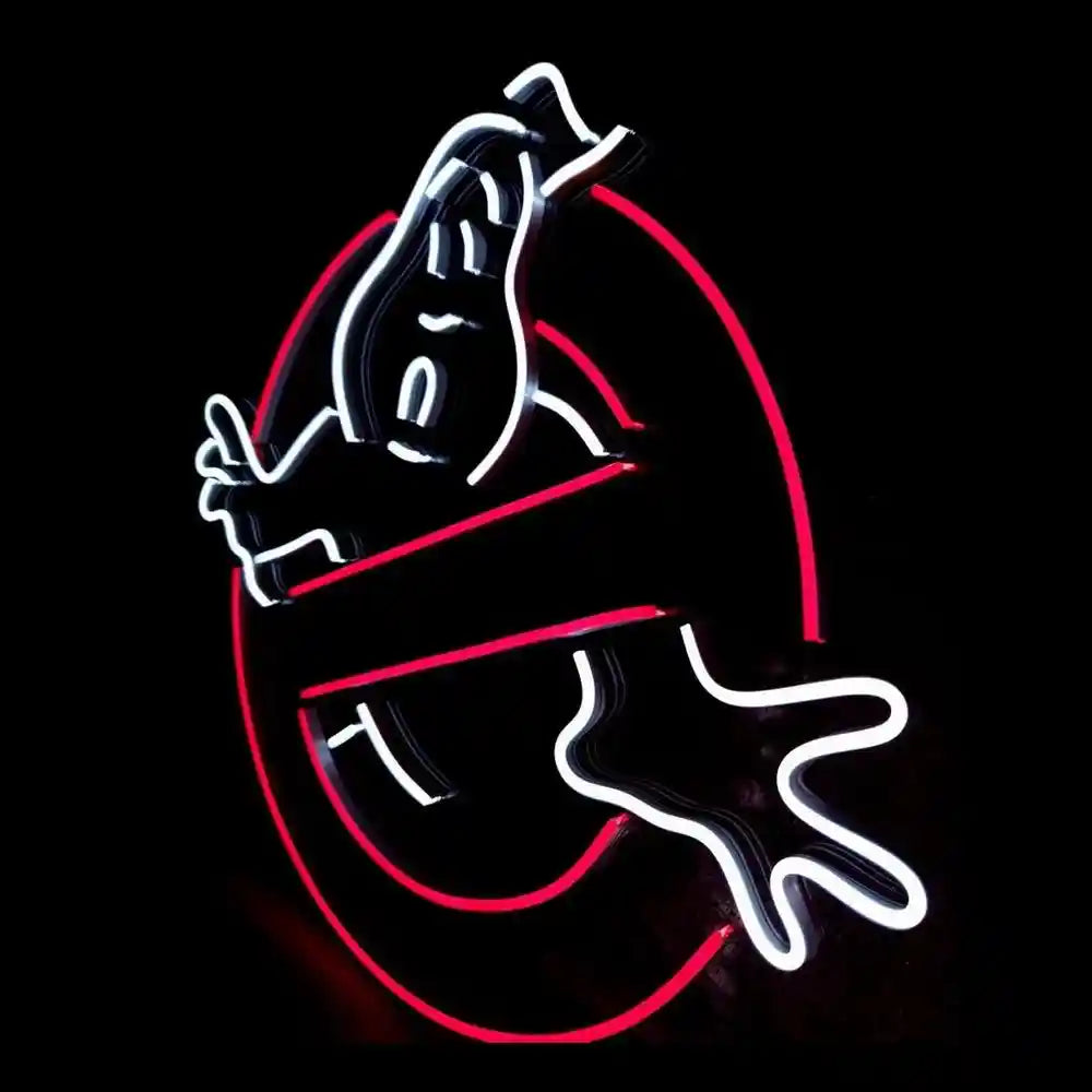 Ghostbusters Halloween LED Neon Sign  by LEDNeons - illuminated LED décor for fans and entertainment areas.