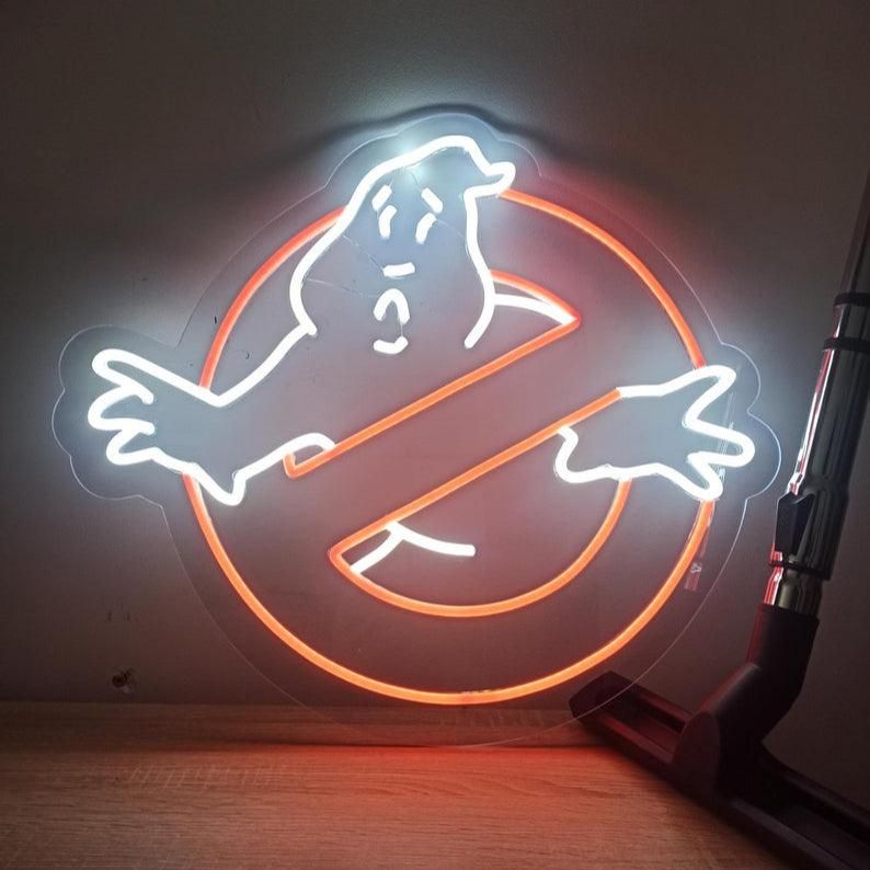 Ghostbusters Halloween LED Neon Sign  by LEDNeons - illuminated LED décor for fans and entertainment areas.