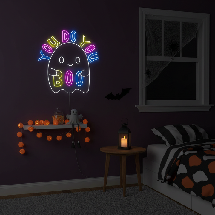 Glow You Do You Boo Halloween LED Neon Sign by LEDNeons - Dark Theme