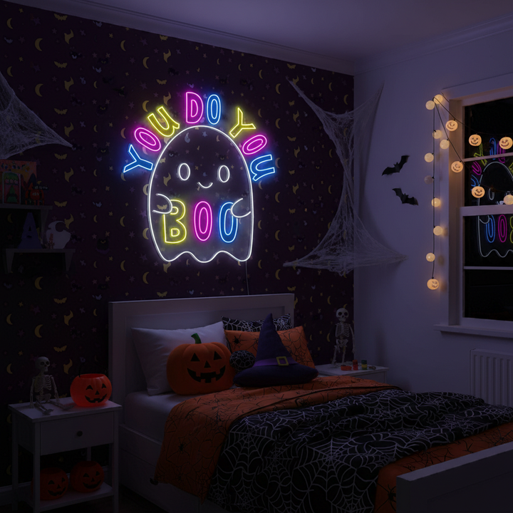 Glow You Do You Boo Halloween LED Neon Sign by LEDNeons - Dark Theme