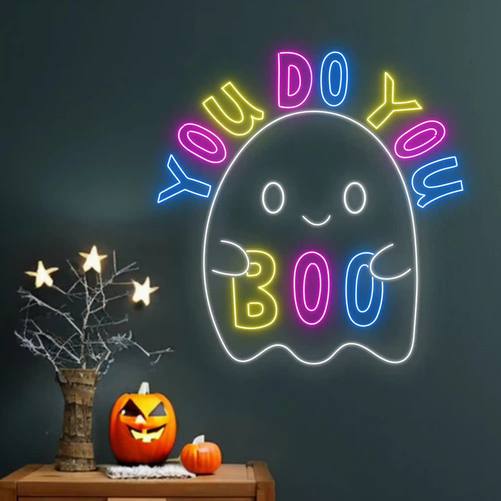 Glow You Do You Boo Halloween LED Neon Sign by LEDNeons - Light Theme