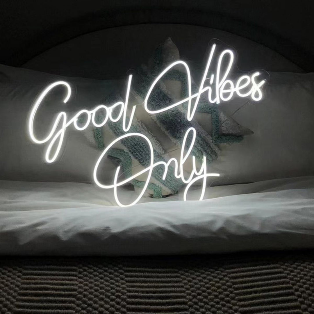 Good Vibes Only Neon Sign by LEDNeons - create a positive and uplifting atmosphere