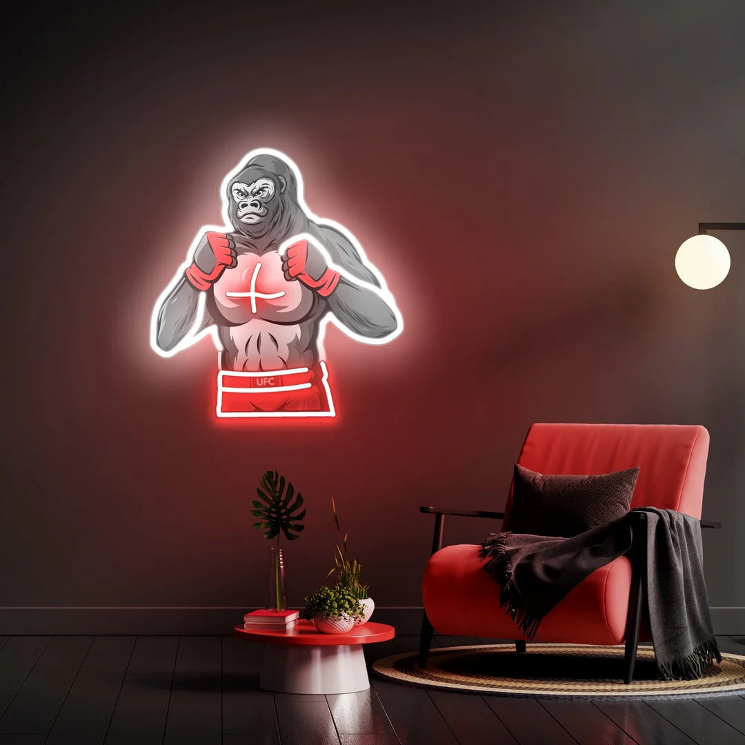 Gorilla Fighter UV Light by LedNeons.com