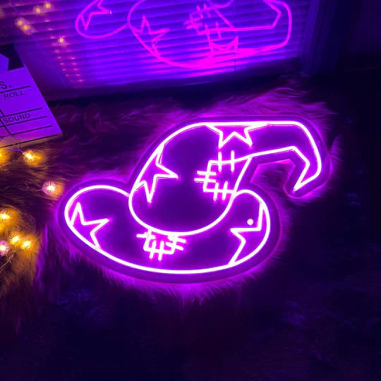 Hats Holiday Halloween LED Neon Sign by LEDNeon's - Transform your space with Halloween LED Neon Sign