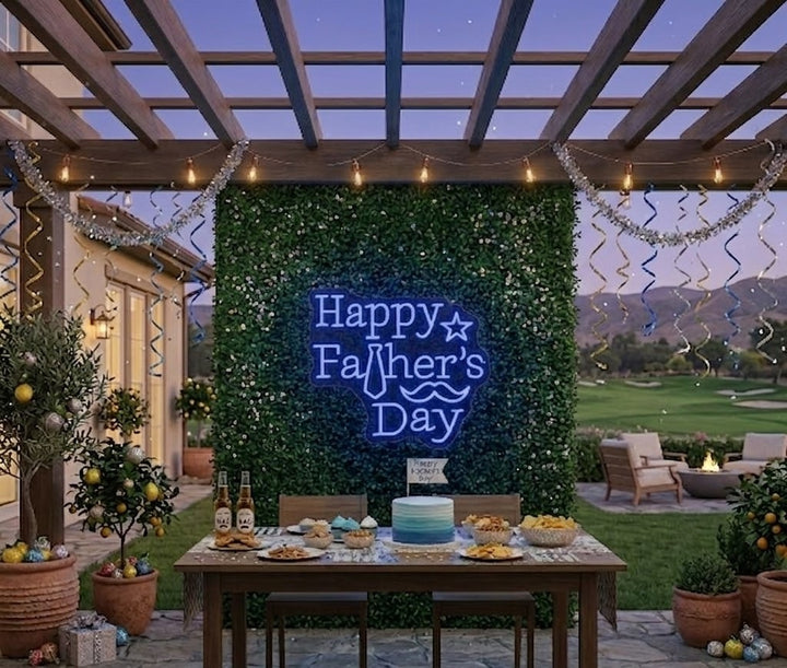 Father's Day LED Neon Wall Decor