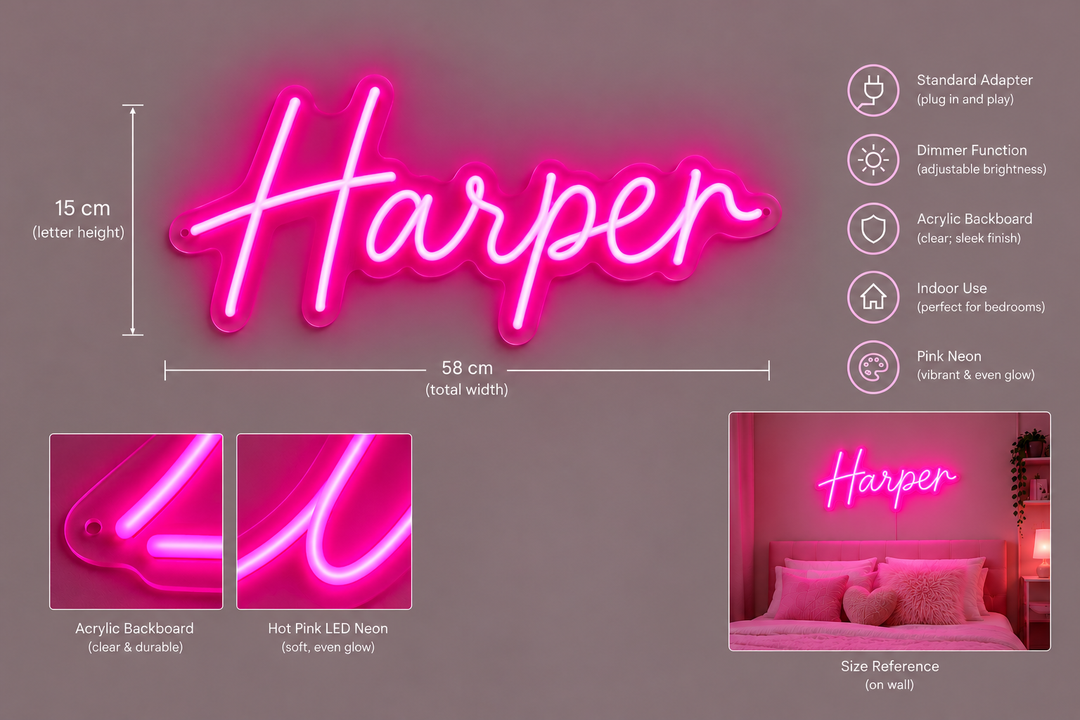 Custom Neon Sign for Vickie