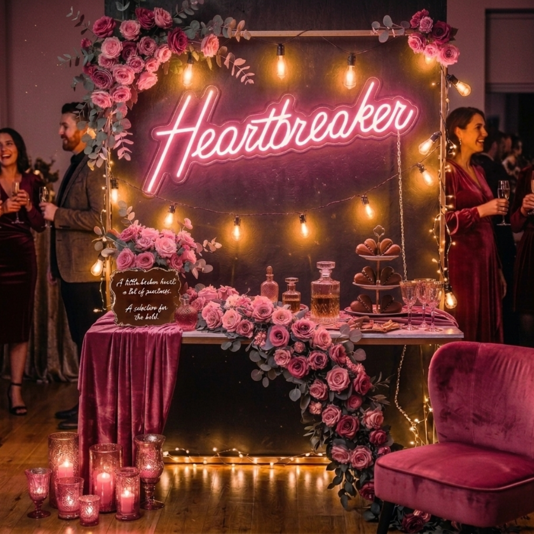 Heartbreaker Valentine's Day Neon Sign  by LEDNeons 