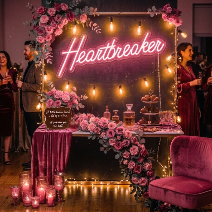 Heartbreaker Valentine's Day Neon Sign  by LEDNeons 