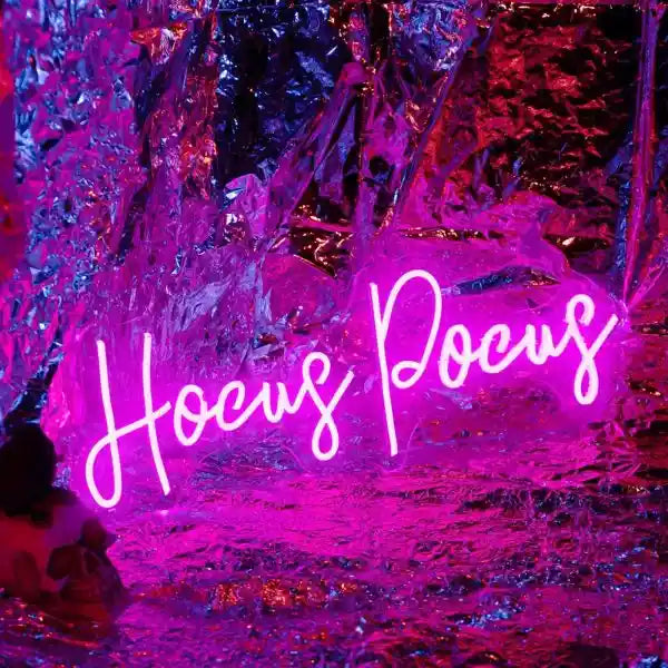 Hocus Pocus Halloween LED Neon Sign by LEDNeon's - Transform your space with Halloween LED Neon Sign