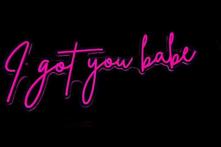 I Got You Babe wedding neon sign by LEDNeons 
