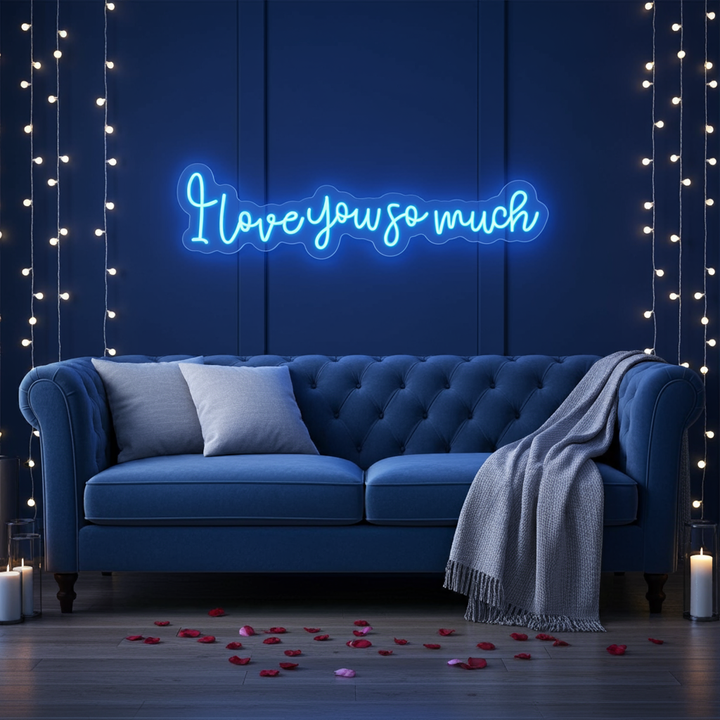 I Love You So Much Valentine's Day Neon Sign by LEDNeons - adding warmth and love to any setting