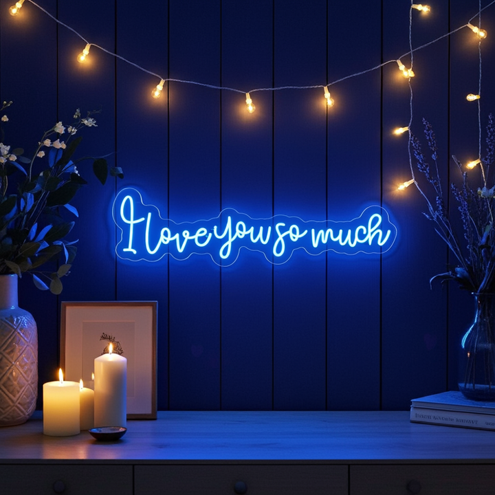 I Love You So Much Valentine's Day Neon Sign by LEDNeons - adding warmth and love to any setting