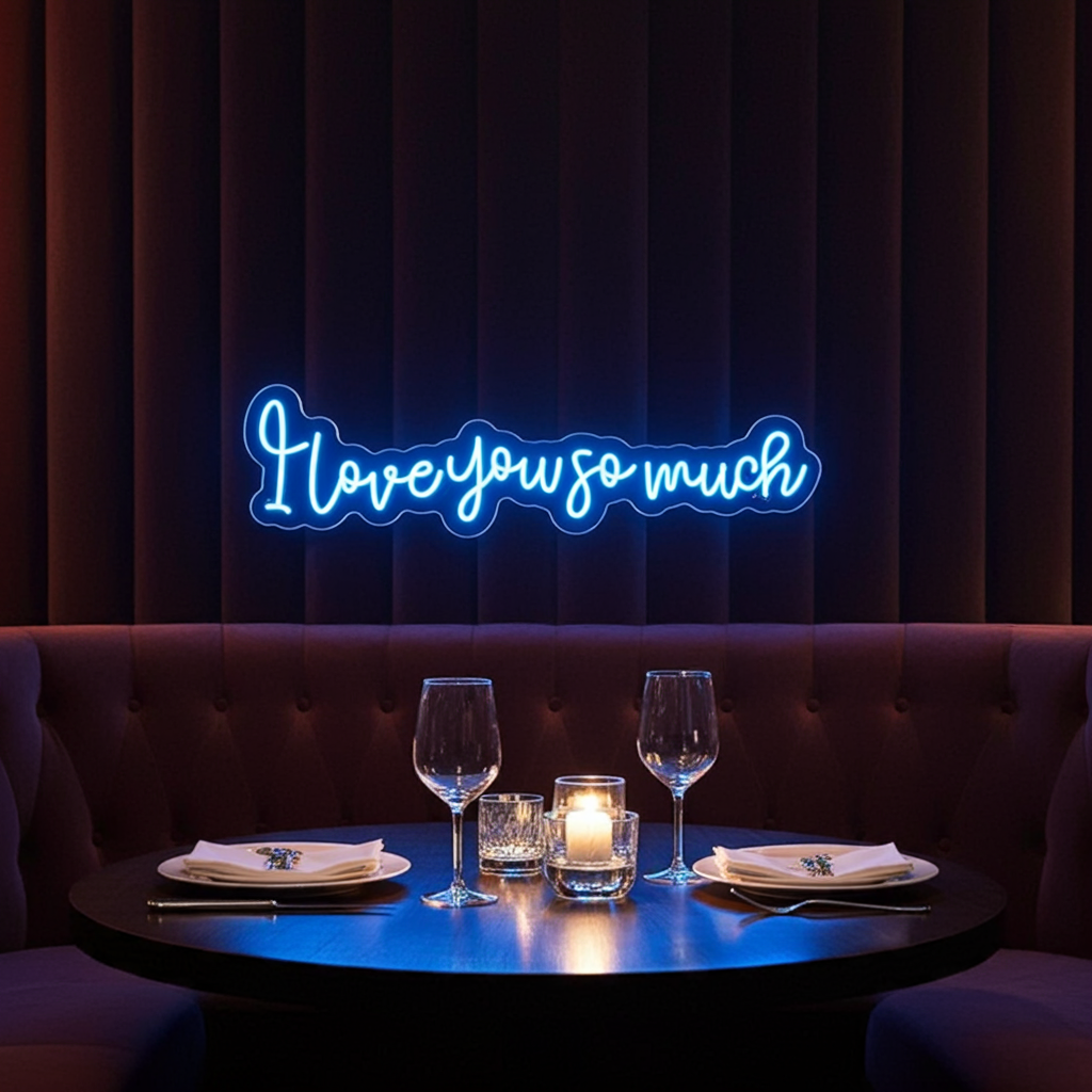 I Love You So Much Valentine's Day Neon Sign by LEDNeons - adding warmth and love to any setting