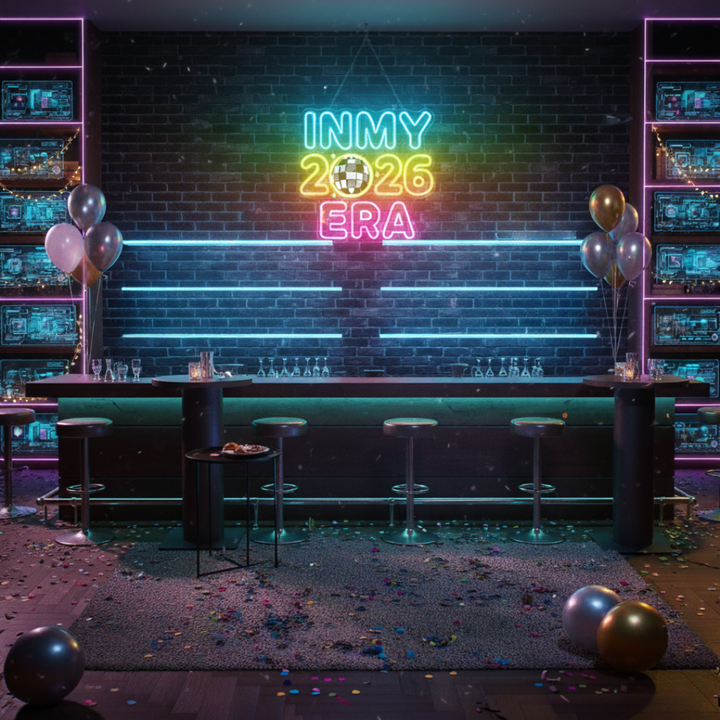 In My 2026 Era Neon Sign by LEDNeons – Trendy LED wall sign for modern décor and celebrations