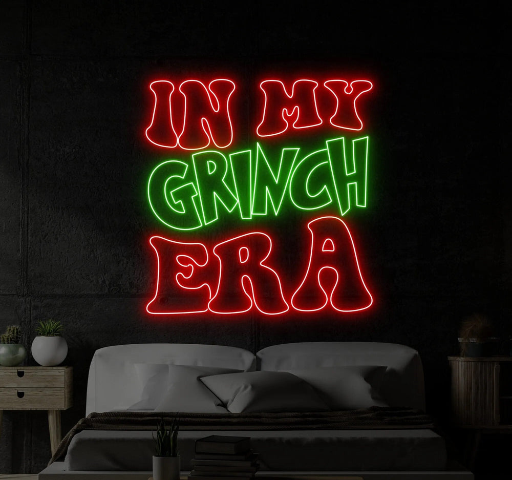In My Era Christmas Neon Sign by LEDNeons - Above the couch