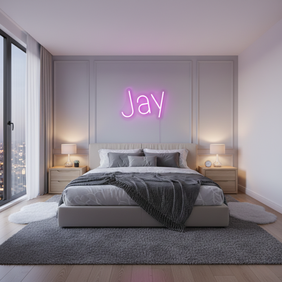 Jay Name LED Neon Sign by LEDNeons 
