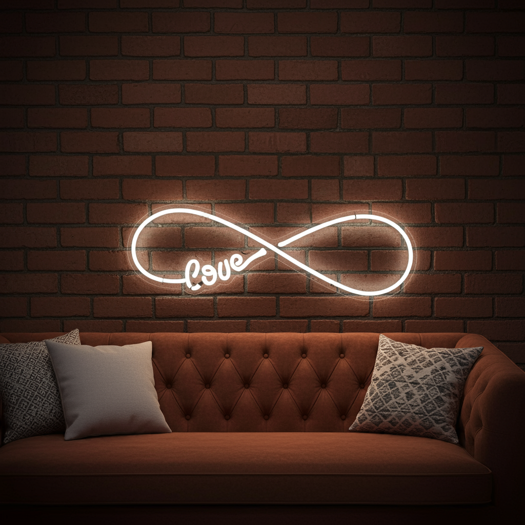 Love Valentine's Day Neon Sign by LEDNeons – Show your love with this beautiful neon design.