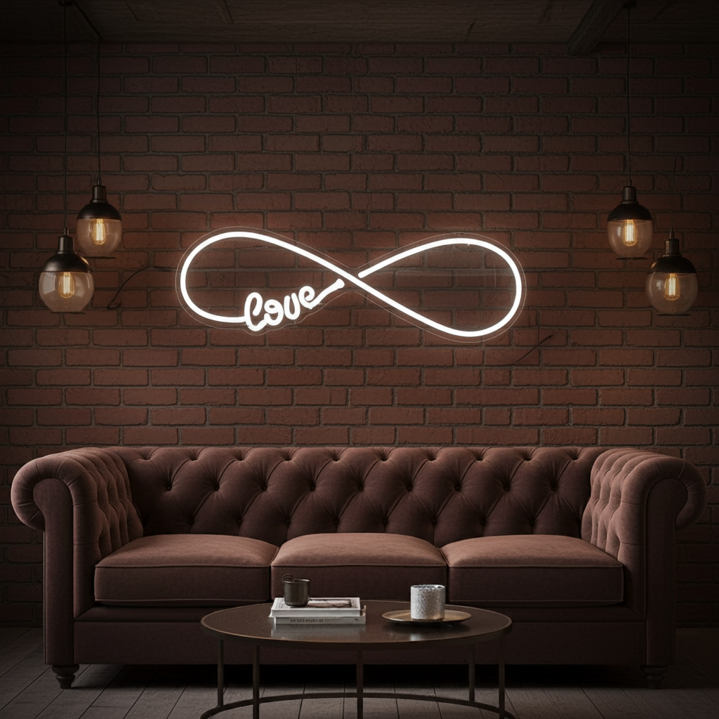 Love Valentine's Day Neon Sign by LEDNeons – Show your love with this beautiful neon design.