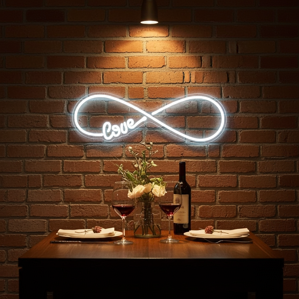 Love Valentine's Day Neon Sign by LEDNeons – Show your love with this beautiful neon design.