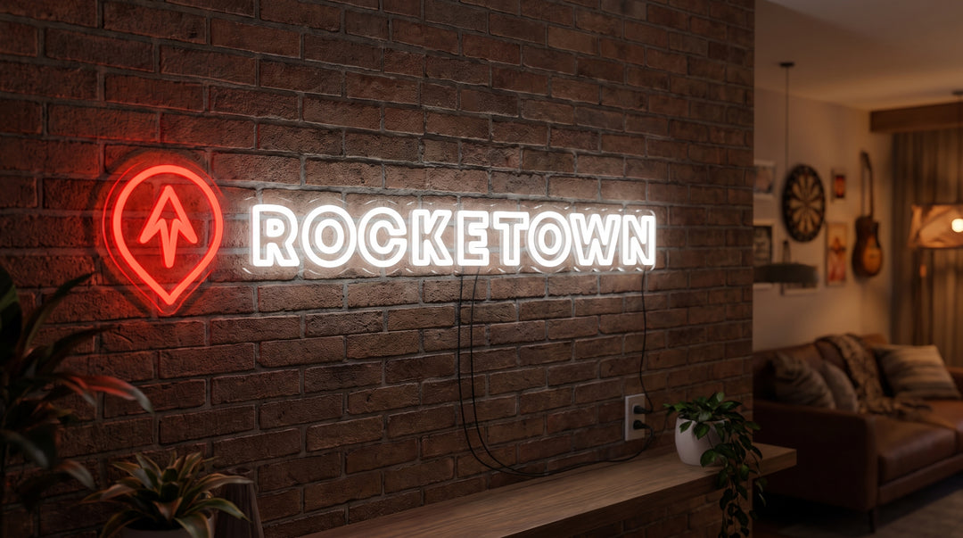 Custom Neon sign for Verbs Boyer