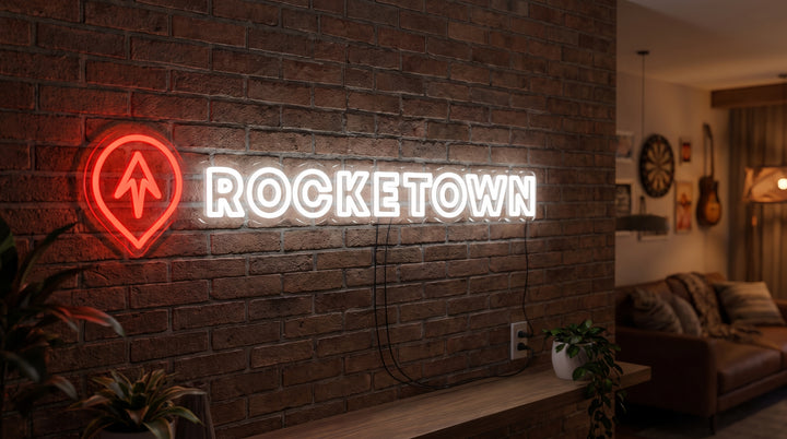 Custom Neon sign for Verbs Boyer