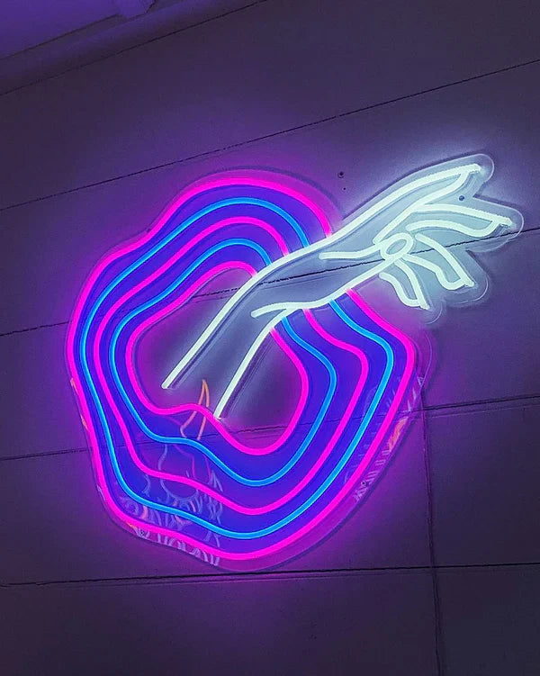 Mano Del Diavolo Halloween LED Neon Sign by LEDNeons