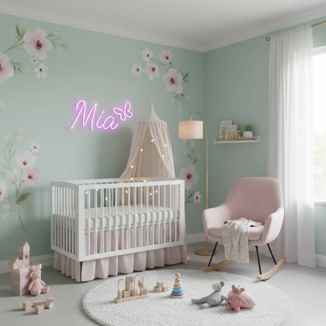 Mia Name Neon sign by LEDNeons.  Decorate your Space with this Personalized Neon Sign.