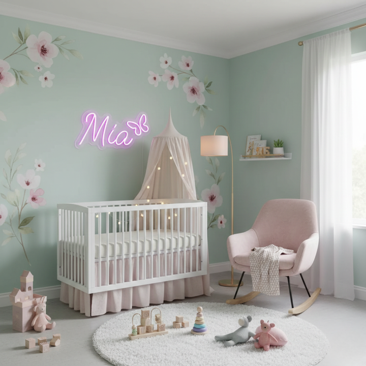Mia Name Neon sign by LEDNeons.  Decorate your Space with this Personalized Neon Sign.