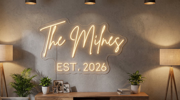 Custom Neon sign for McKinley Miner