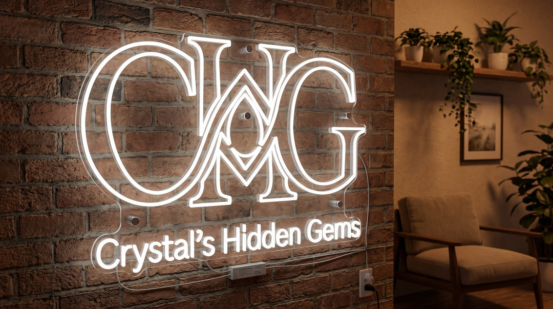 Custom Neon sign for Crystal Oestreich