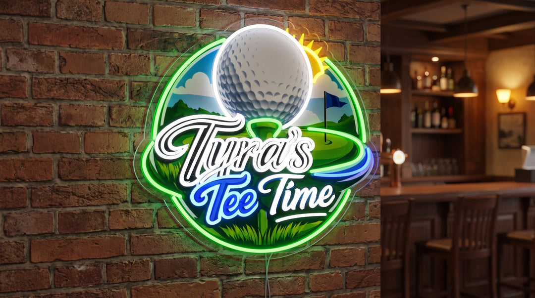 Custom Neon sign for Jeff Tyra