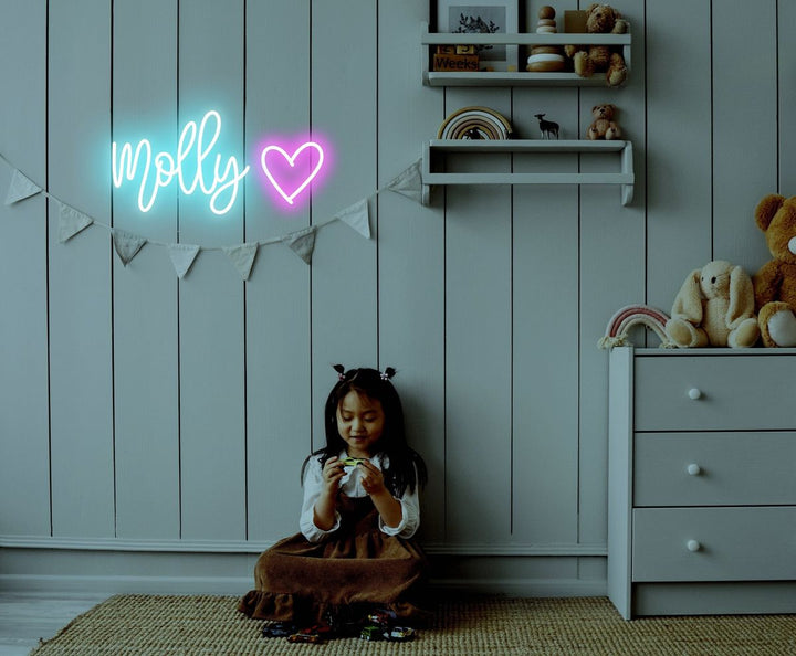 Molly Name LED Neon Sign by LEDNeons - Decorate Your Personal Space with this Custom bright Neon Sign.