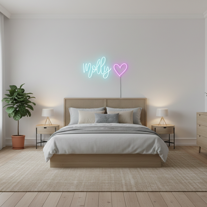 Molly Name LED Neon Sign by LEDNeons - Decorate Your Personal Space with this Custom bright Neon Sign.