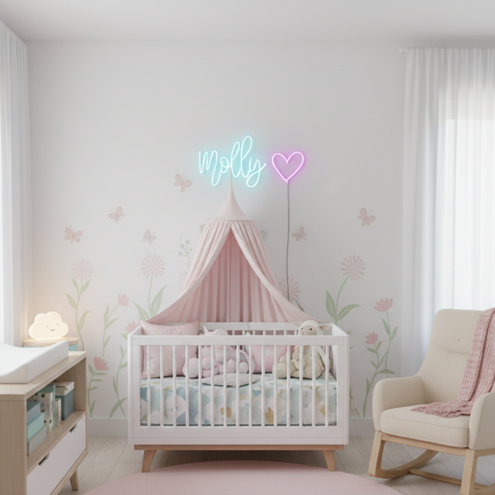 Molly Name LED Neon Sign by LEDNeons - Decorate Your Personal Space with this Custom bright Neon Sign.
