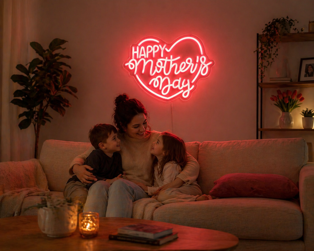 Happy Mother’s Day LED neon light sign for celebration decoration