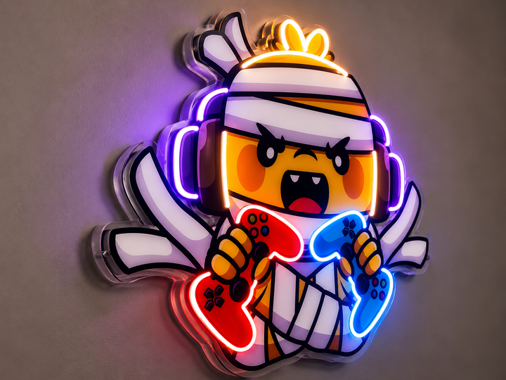 Mummy Gaming LED Neon Sign