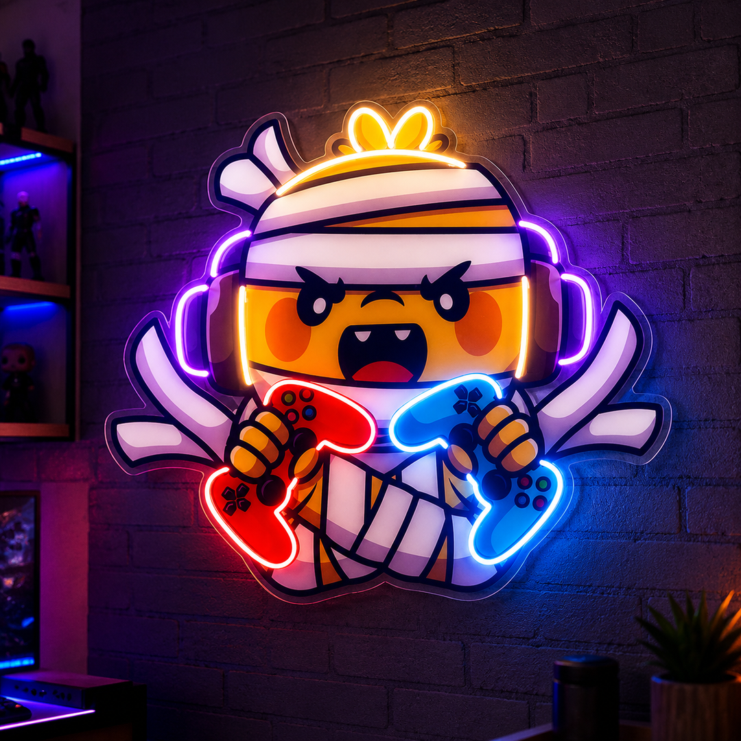 Mummy Gaming LED Neon Sign