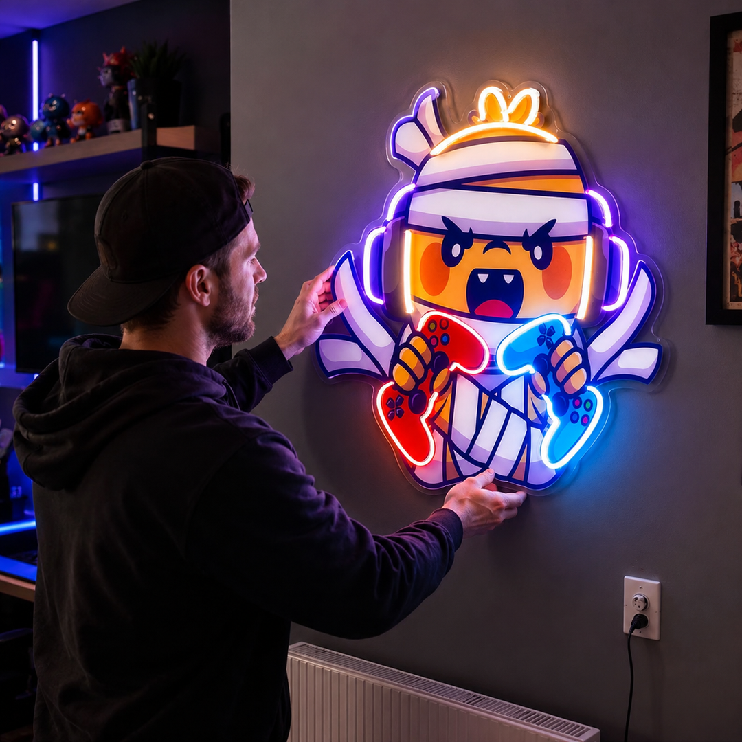 Mummy Gaming LED Neon Sign
